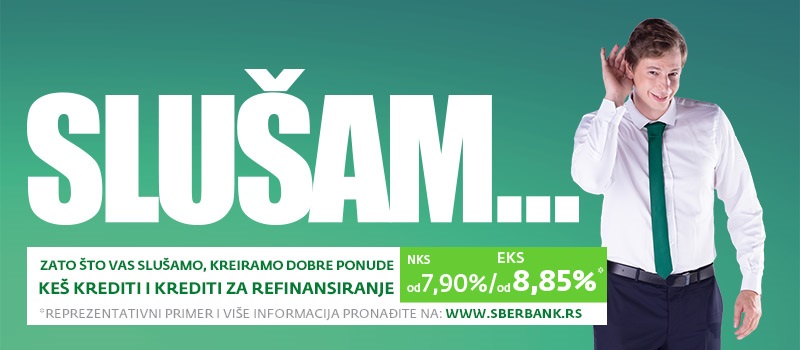 Sberbanka vas sluša i spremila je posebnu ponudu kredita!